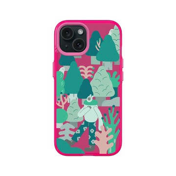 iPhone 15 Clear 粉漾桃 - 包大山 Baozi - 方向感