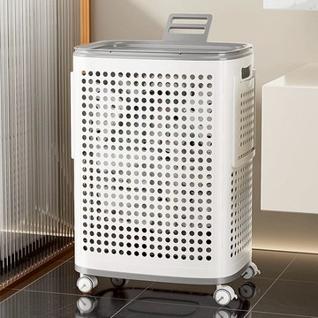 多功能洗衣籃/置物籃(附滑輪&掛籃) 單一規格