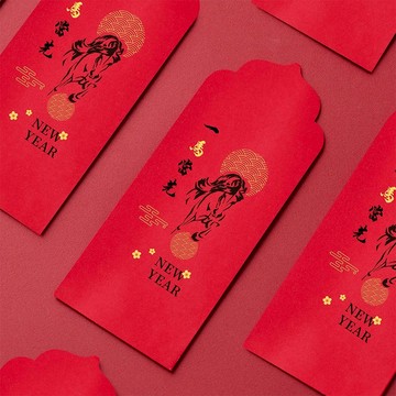 1A 2026 馬年 中式 紅包袋 一馬當先 10張入 /包 1802