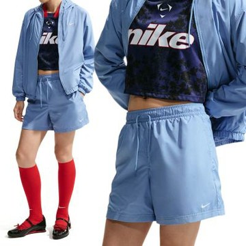 Nike As W Nsw Mr ESSntl Wvn Short 女款 藍色 5吋 運動 短褲 FV7558-486