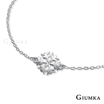 GIUMKA純銀手鍊 雪花紛飛925純銀-銀色