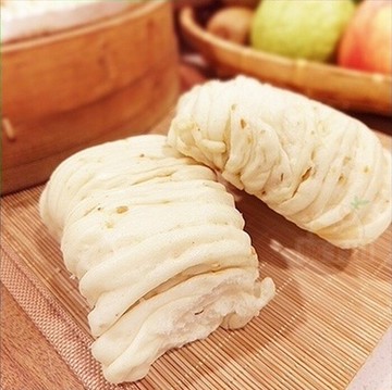 橘子田養生老麵饅頭~蔥花捲