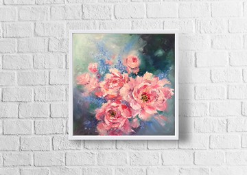 花卉油畫原創花卉畫