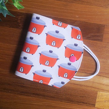 口罩暫存套/口罩收納套=台灣印象=美味的記憶=橙
