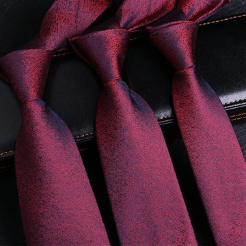 酒紅色紫色漸變男士領帶正裝 真絲桑蠶絲商務結婚領帶方巾套裝潮