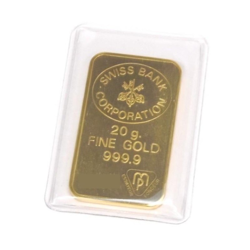 スイスバンク 純金 インゴット 20ｇ ゴールドバー 24金 ingot