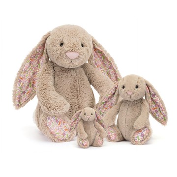 Blossom Beige Bunny Petal 碎花拿鐵灰兔 Petal 51cm