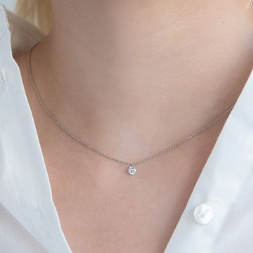 【OSEWAYA 日本飾品】經典單鑚項鍊✨基本款/生日禮物/情人節禮物/射手座/摩羯座