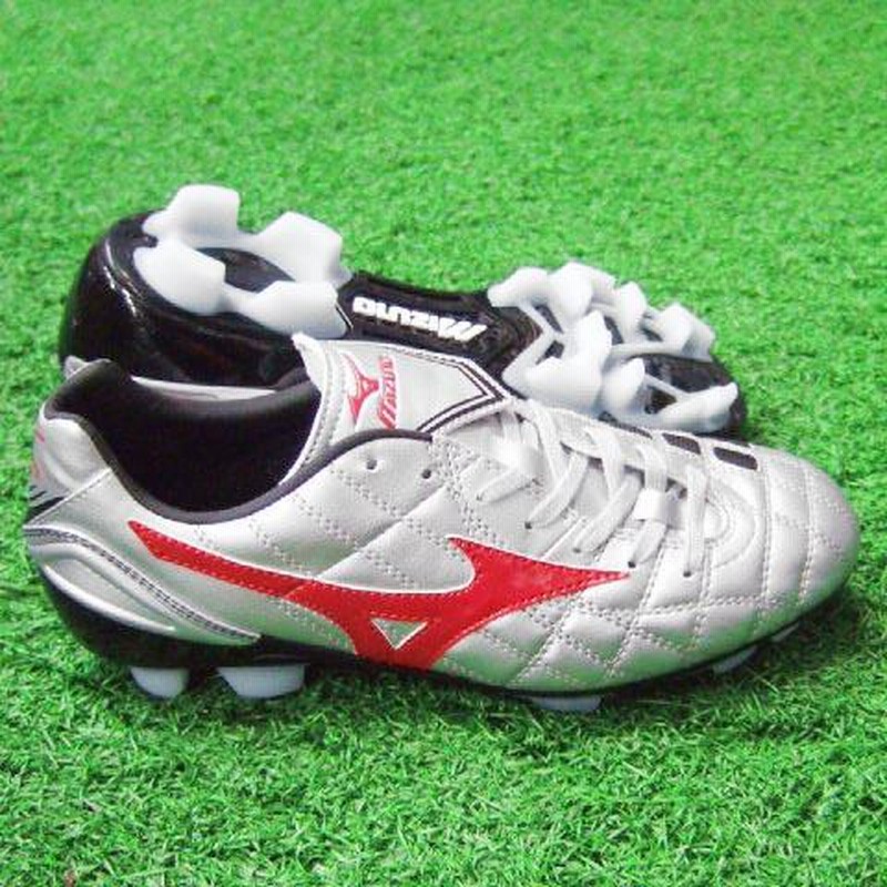 インシジョン2 MD シルバー×レッド 【MIZUNO|ミズノ】サッカースパイク ...