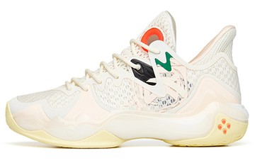 WMNS ANTA SHOCK WAVE 4 GREY PINK WHITE