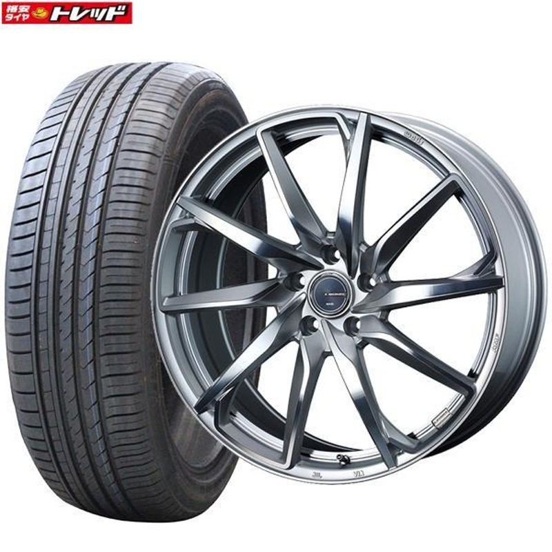 レオニスグレイラα 7J+55 5H114.3 18インチ 215/45R18 WINRUN R330 ...