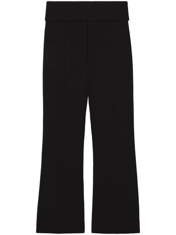 Proenza Schouler - cropped stretch-wool trousers - women - Virgin Wool/Elastane - 6 - Black