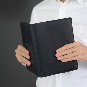 筆記本 HAH 可填充素描本 A5 - 黑色縞瑪瑙