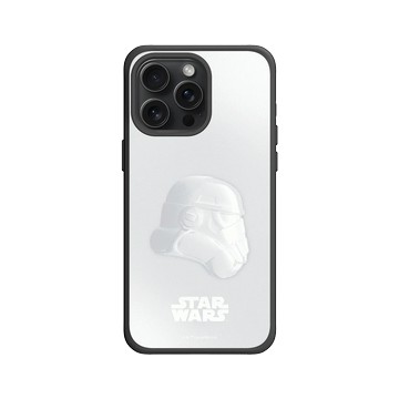 iPhone 15 Pro Max SolidX 黑 - 迪士尼-星際大戰 Star Wars - 風暴兵-全白設計