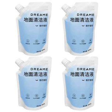 其他品牌耗材 追覓 Dreame 洗地機地面清潔液300ml×4入 清潔劑