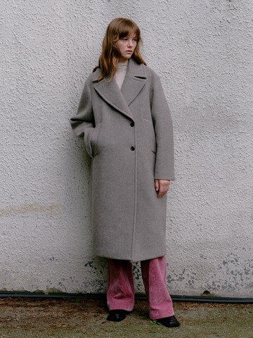 Wool 100% Volume Coat KW4WH4270 11