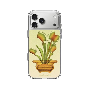 iPhone 17 Pro Max Clear Case（相機按鈕） 透明 - Sarah Mafféïs - 捕蠅草