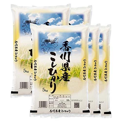 香川県産 コシヒカリ 白米 25kg(5kg×5袋) 令和4年産