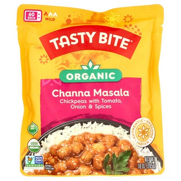 Tasty Bite, 有機瑪莎拉鷹嘴豆，淡味，10 盎司（285 克）