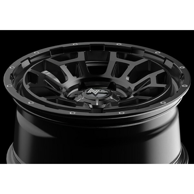 MID ナイトロパワー H6スラッグ 4本セット ホイール ハイラックスサーフ【17×8J 6-139 INSET20 セミグロスブラック】210系 NITRO  POWER H6 SLUG アルミ | LINEショッピング