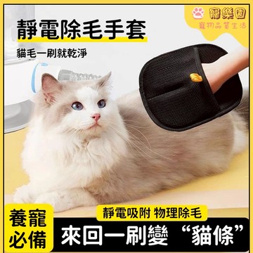 寵物靜電除毛手套 貓毛清理器 寵物毛髮吸附神器 家用除毛刷 貓毛粘毛器 狗毛清理器 寵物刮毛器 貓毛粘毛刷 寵物生活用品