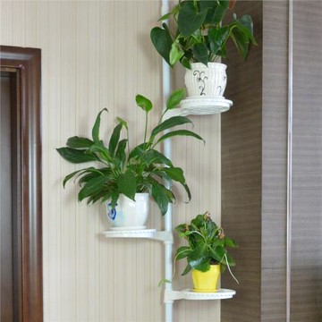 頂天立地花架多層花架陽臺客廳玄關轉角落地簡約花架陽臺花架子