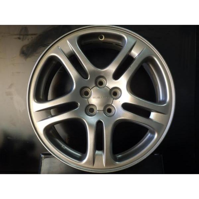 中古17インチ】スバル 純正 ホイール 7.0J-17 5H100 +55 シルバー XV 