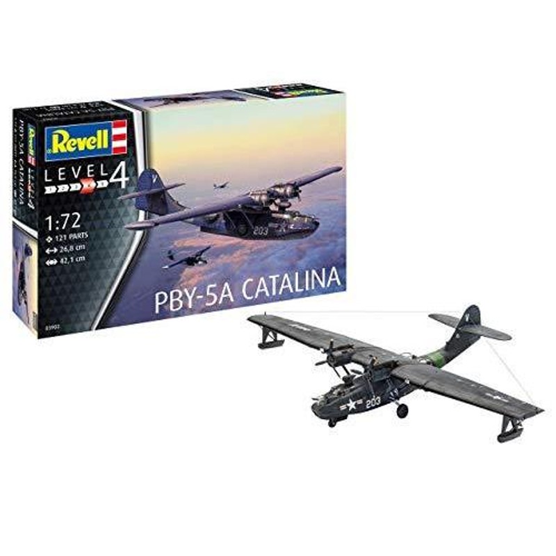 ドイツレベル 1/72 アメリカ海軍 PBY-5a カタリナ 飛行艇 プラモデル 03902[並行輸入品] | LINEブランドカタログ