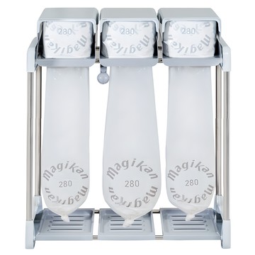 magikan 艾尼布利 家用 分類回收桶  72cm x 35cm x 86cm  白色