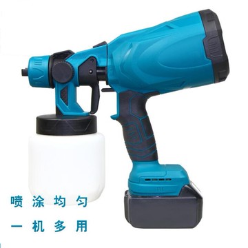 鐵拳鋰電噴槍 充電式電動噴墻漆槍 無線油漆 漆噴涂機 便攜式噴漆 新品上市