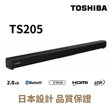 TOSHIBA東芝 2.0聲道 藍牙聲霸SoundBar TS205