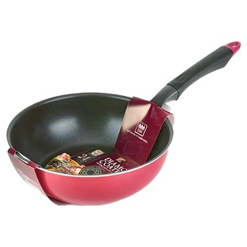 FREIZ 和平 平底深鍋 RB-2219 紅色 24cm 炒鍋 不沾鍋  1支