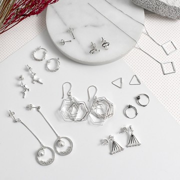 盲盒925純銀耳針耳環組【NPD234】