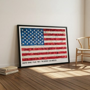 【原版海報】Jasper Johns : FLAG 1967
