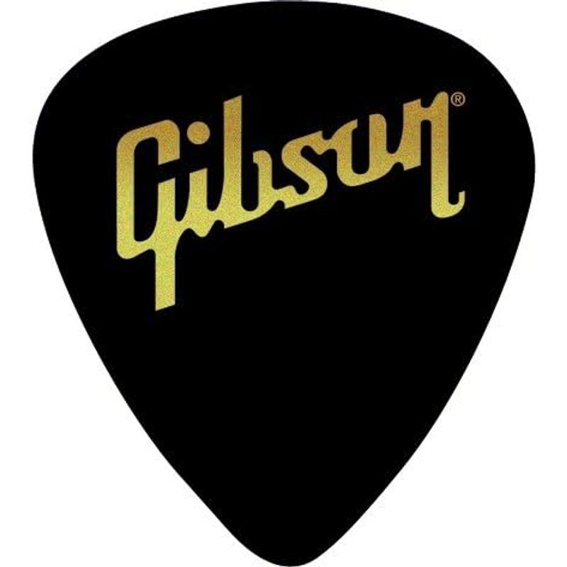 Gibson ピック ティアドロップ THIN-BLK セット