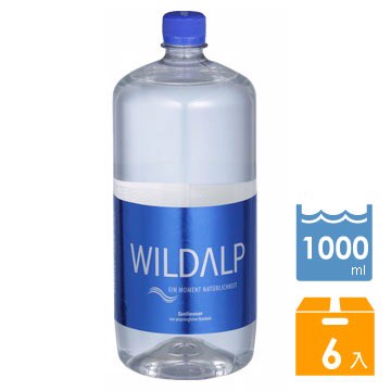 WILDALP  奧地利天然礦泉水(1000ml/6瓶)