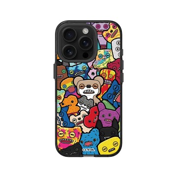 iPhone 16 Pro Clear (相機按鈕) 酷墨灰 - Fuggler 放克牙寶-常態系列 Regular series - 倍感牙力