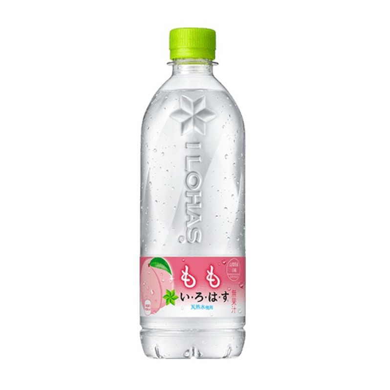 ILOHAS 水蜜桃風味天然水540ml【Donki日本唐吉訶德】蜜桃桃子