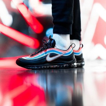 IMPACT Nike Air Max 97 Neon Seoul 首爾限定黑紅藍霓虹CI1503-001推薦