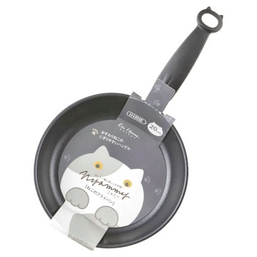 KAI 貝印 Nyammy 貓咪不沾平底鍋 適用於瓦斯爐和電磁爐  20cm  1個