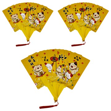 10卡招財貓扇形紅包  3組