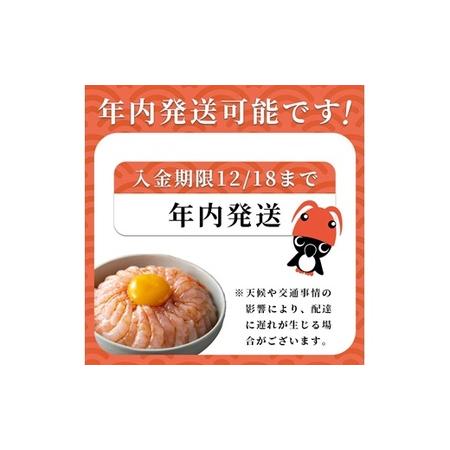 ふるさと納税 超速リキッド凍結でドリップゼロ！北海道羽幌産生鮮ぼたんえび 1kg（200g×5パック） 北海道羽幌町