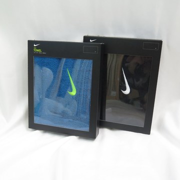 NIKE SOLID CORE TOWEL 盒裝運動毛巾 1541010NS黑/1541307NS藍