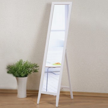 松木穿衣立鏡 原木白色 299x1395mm