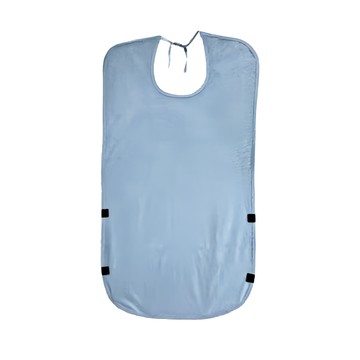 感恩使者 大人防水圍兜 50x90cm 竹纖維+PU膜 男女適用  藍色  1個