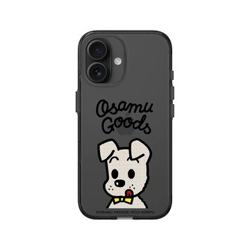 iPhone 16 Clear (相機按鈕) 酷墨灰 - OSAMU GOODS - 經典系列-DOG