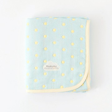 【蓬鬆厚款】日本製六層紗被  青檸 S/M/L