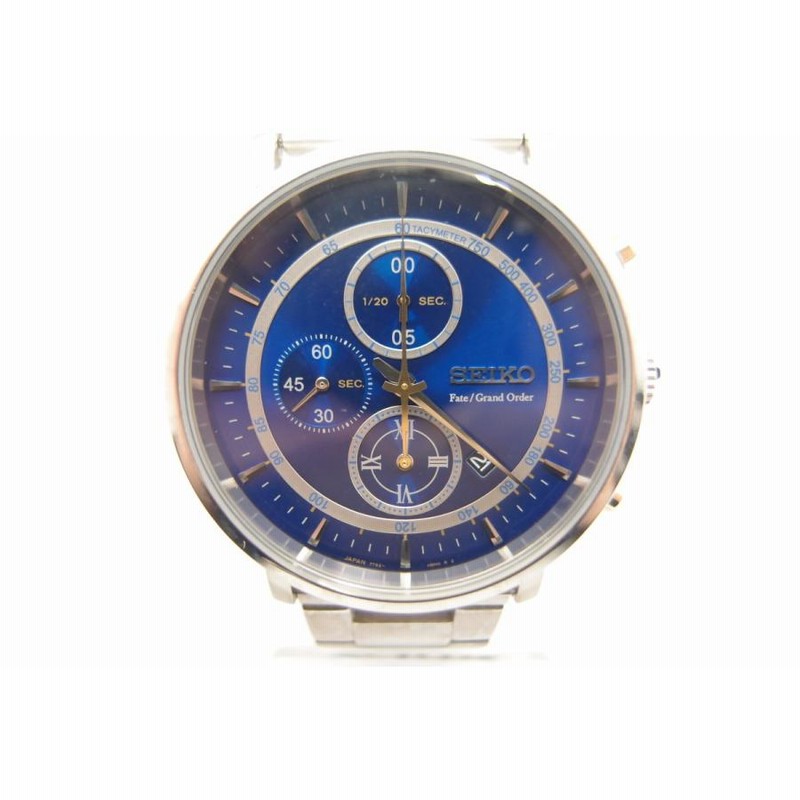 SEIKO セイコー Fate Grand order 7T92-HBE0 アルトリア・ペンドラゴンモデル クォーツ式 腕時計 中古 △WA4889  | LINEブランドカタログ