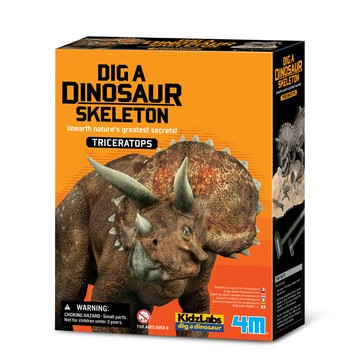 《4M 考古》Dig a Dino Skeleton/Triceratops 挖掘三角龍 東喬精品百貨