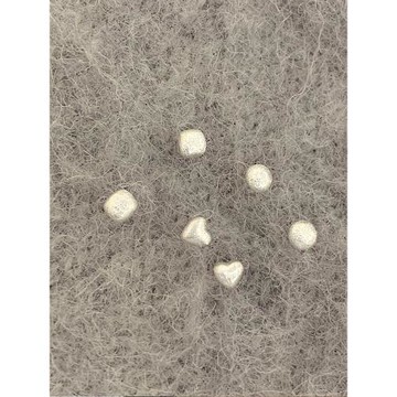 為晚s999純銀磨砂愛心幾何耳釘養耳洞耳環輕奢高級感氣質大氣耳飾